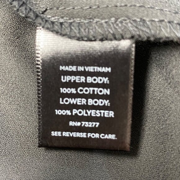 Simply Vera Want XS Black Sleeveless V-Neck‎ Blouse Flowy Breezy Evening - Picture 8 of 12